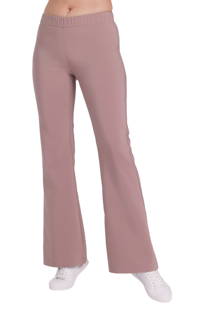 Dámské zdravotní kalhoty Flare Premium Mocca