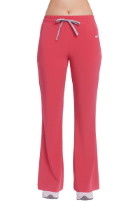 Women’s medical pants FLARE SCRUBS Basic ROSE