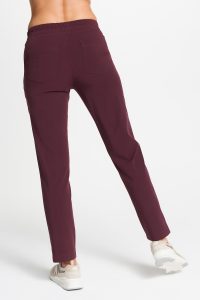 Dámské zdravotnické kalhoty PROSTE scrubs Basic Plum in Chocolate