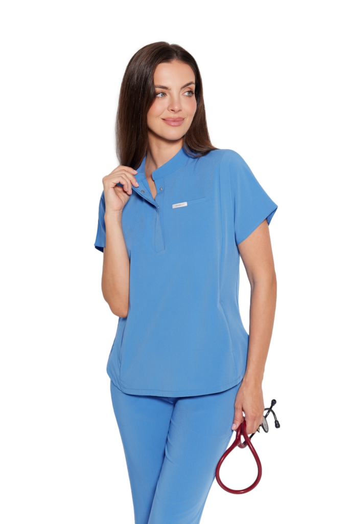Dámska lekárska blúzka Basic Flex ROYAL BLUE