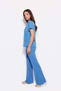 Női orvosi blúz műtősruha Basic Flex ROYAL BLUE