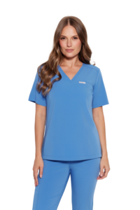Camicetta medica da donna SCRUBS Basic One Pocket ROYAL BLUE
