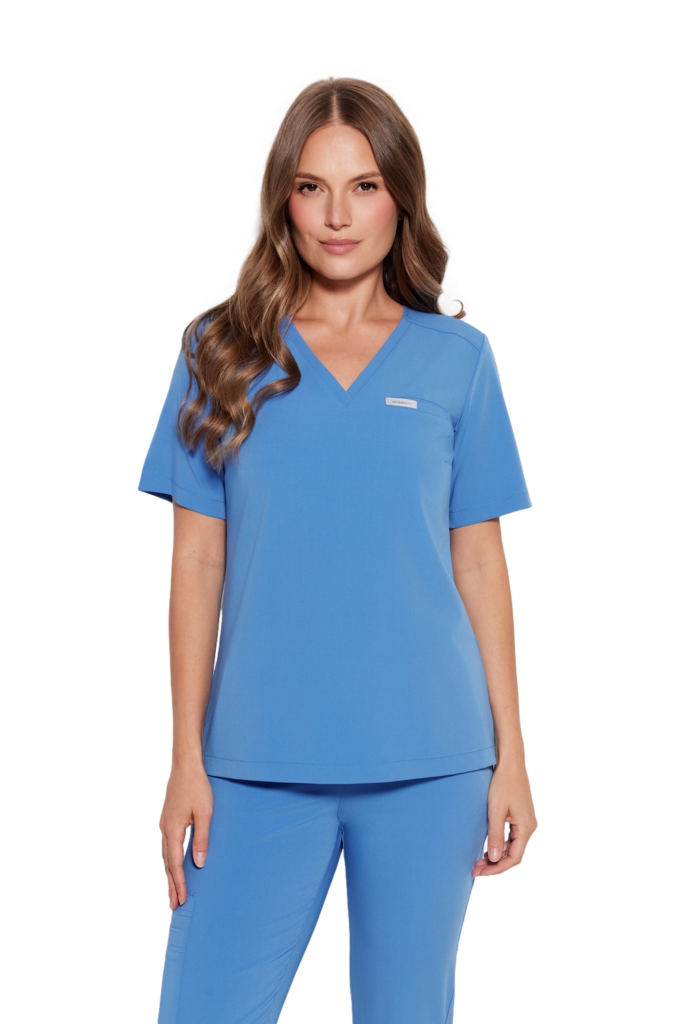 Dámska lekárska blúzka SCRUBS Basic One Pocket ROYAL BLUE