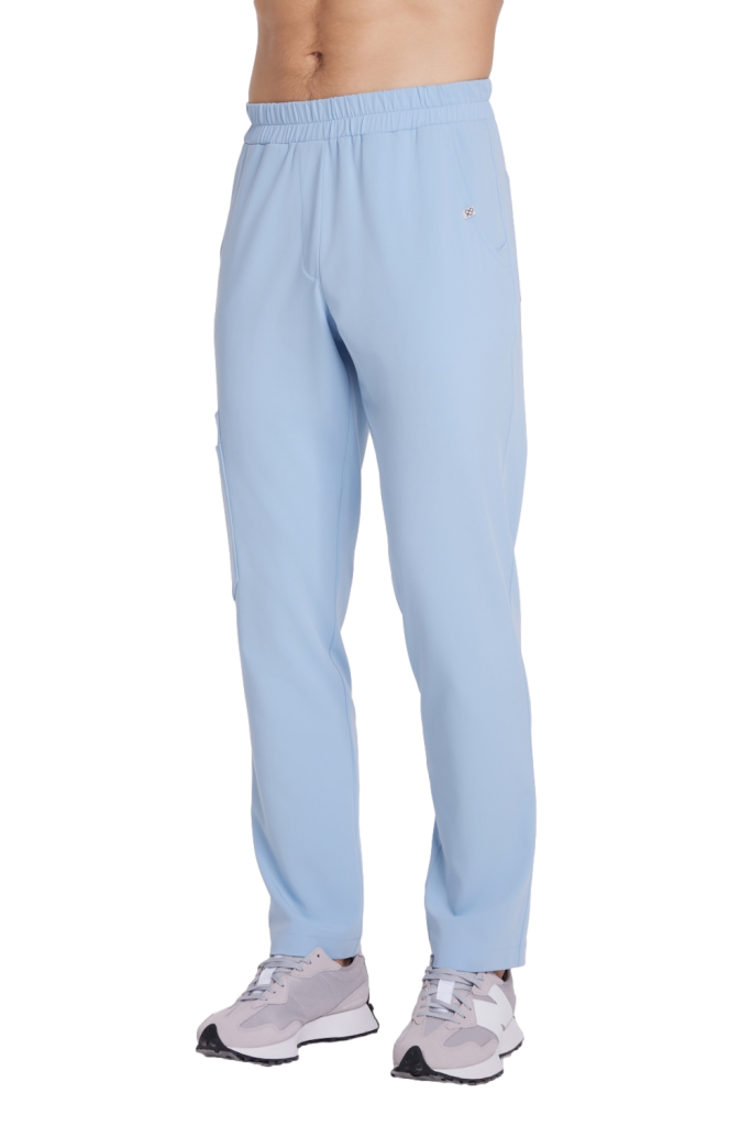 Pánské lékařské kalhoty PROSTE scrubs Basic CRYSTAL BLUE