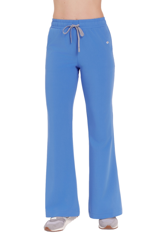 Dámské zdravotnické kalhoty FLARE scrubs Basic ROYAL BLUE