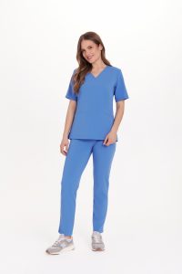 Spodnie medyczne damskie PROSTE SCRUBS Basic ROYAL BLUE