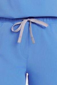 Spodnie medyczne damskie SZEROKIE SCRUBS Basic ROYAL BLUE