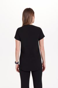 Dámská lékařská blůza Scrubs Basic Slim ČERNÁ