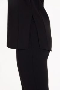 Dámská lékařská blůza Scrubs Basic Slim ČERNÁ