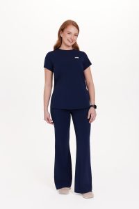 Dámská zdravotnická blůza Scrubs Basic Slim GRANAT