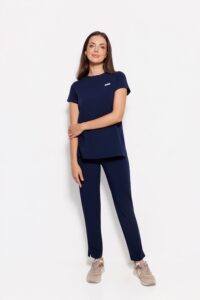 Női orvosi blúz, Basic Slim GRANAT