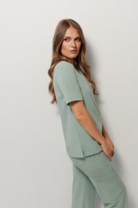Bluzka medyczna damska SCRUBS Basic PEPPERMINT