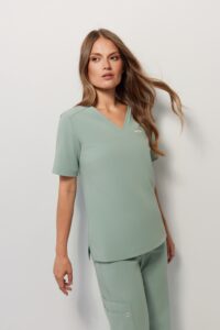 Bluzka medyczna damska SCRUBS Basic PEPPERMINT