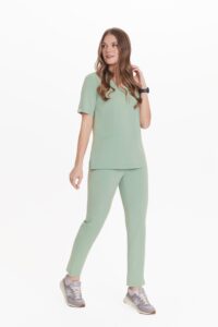 Bluzka medyczna damska SCRUBS Basic PEPPERMINT