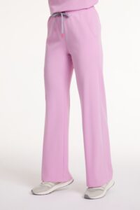 Dámské lékařské kalhoty ŠIROKÉ SCRUBS Basic BUBBLEGUM