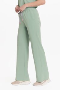 Dámské lékařské kalhoty ŠIROKÉ SCRUBS Basic PEPPERMINT
