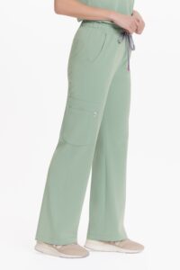 Dámské lékařské kalhoty ŠIROKÉ SCRUBS Basic PEPPERMINT