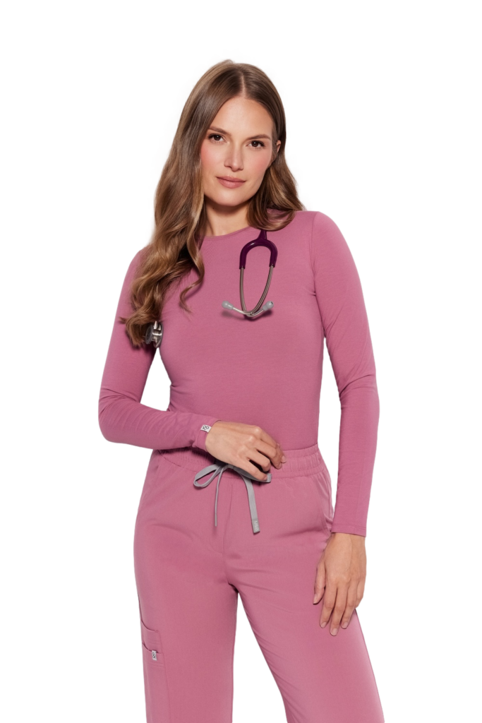 Longsleeve medyczny damski DOLCE ROSA