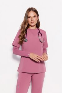 Longsleeve medyczny damski DOLCE ROSA
