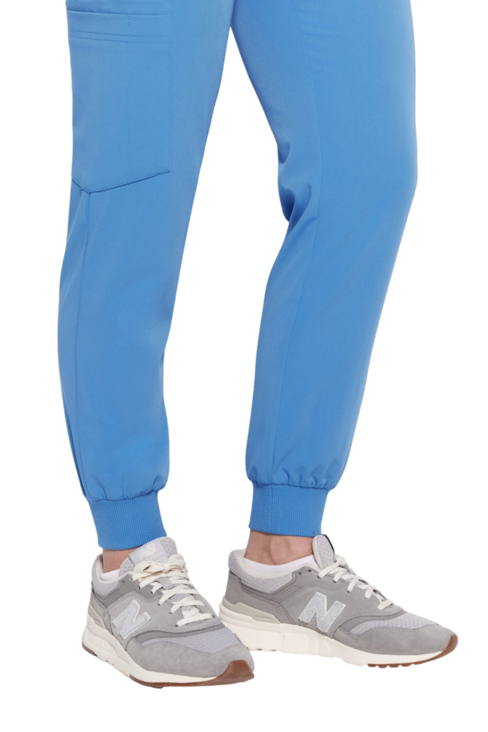 Spodnie medyczne damskie joggery scrubs Basic ROYAL BLUE